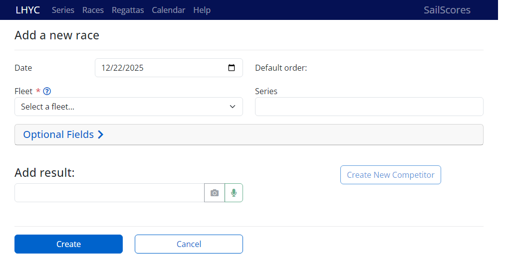 Enter results screenshot